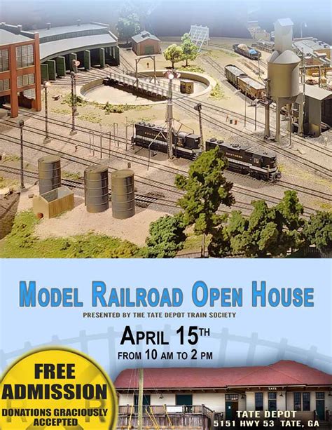 Model Railroad Open House On April 15 2023 10 00 AM