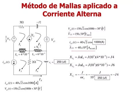 Ppt M Todo De Mallas Aplicado A Corriente Alterna Powerpoint