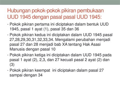 Sebutkan Pokok Pikiran Pembukaan Uud 1945 Ujian