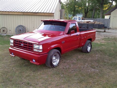 90 Ford Ranger With A 5 0 Ho Mustang Motor Ford Ranger Ford Trucks Pickup Trucks