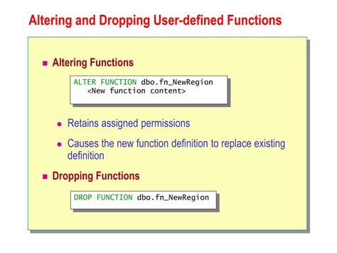 Ppt Module 10 Implementing User Defined Functions Powerpoint