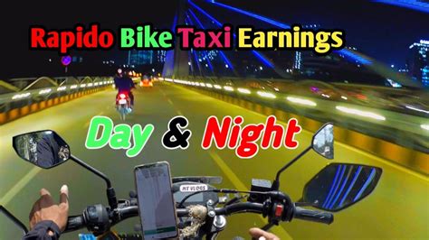 Rapido Bike Taxi Earnings Day And Night Earnings Part Time Jobs