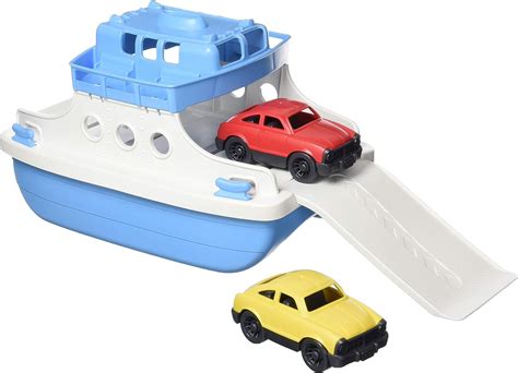 Green Toys Eco Friendly Ferry Boat With 2 Mini Cars 100 Recycled Pl