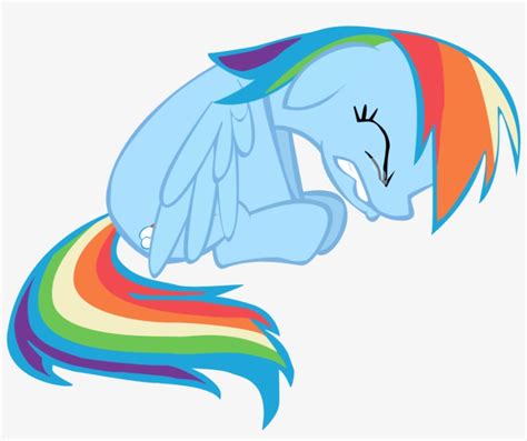 100kib, 902x713, Rainbow Dash Crying By Thelawn-d4gom9i - Mlp Rainbow Dash Sad - 902x713 PNG ...