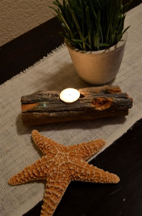 The Poor Sophisticate Driftwood Candle Holder Tutorial