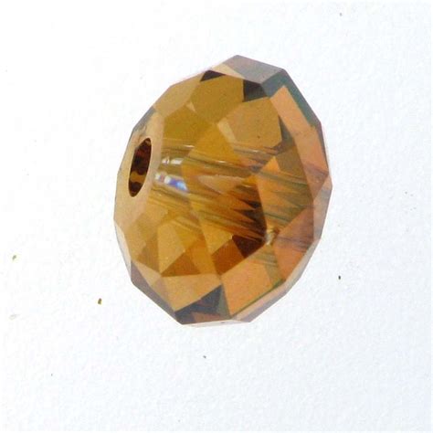 Swarovski 5040 Briolette Crystal Bead 6mm Crystal Copper Palmer