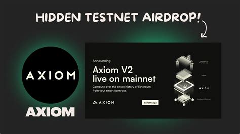 HIDDEN TESTNET AIRDROP FROM AXIOM 20M RAISED HUGE YouTube