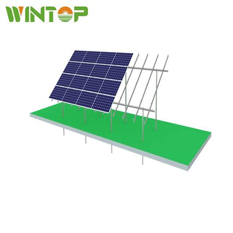 Magnesium Aluminum Zinc Steel Posmac Ground Complete Solar Mounting