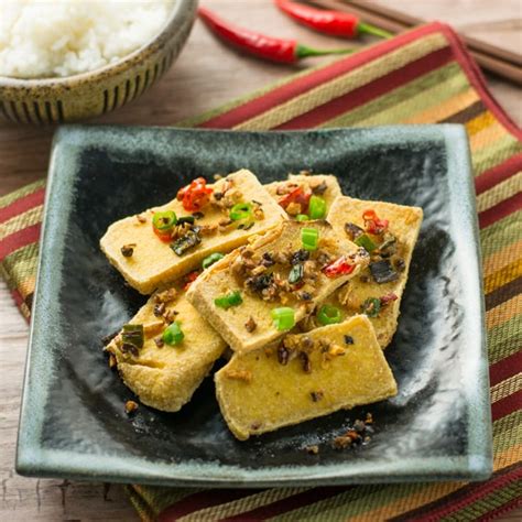 Spicy Fried Tofu - Salu Salo Recipes