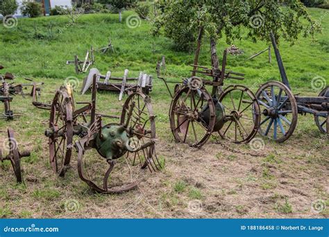 Historic Agricultural Machinery Stock Photo - Image of farm, historic ...