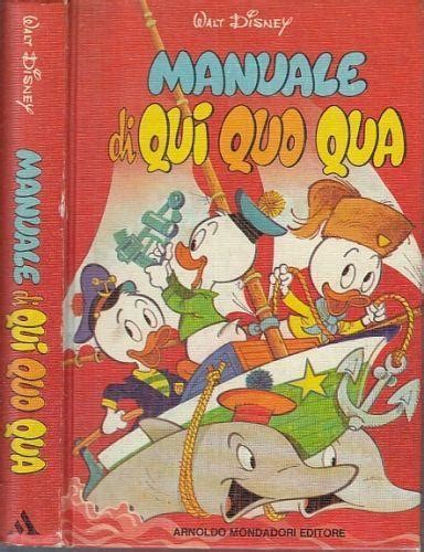 Manuale Di Qui Quo Qua Libro Usato Mondadori IBS