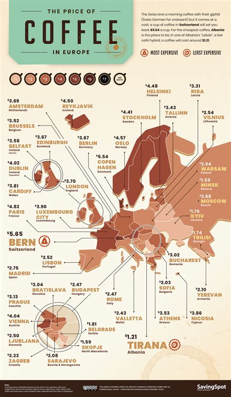 The World Coffee Index 2021 The Cost And Consumption Of Coffee Around