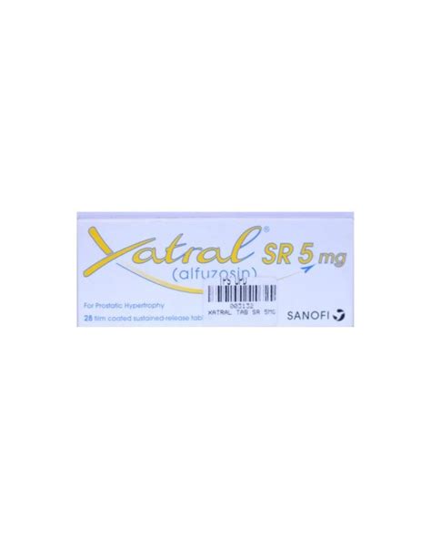 Xatral-SR 5mg Tablets - Time Medical