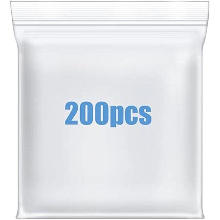 Amazon X Small Plastic Bags Clear Baggies Thick Reclosable