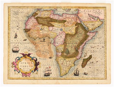 At Auction Gerhard Mercator Nova Africae Tabula