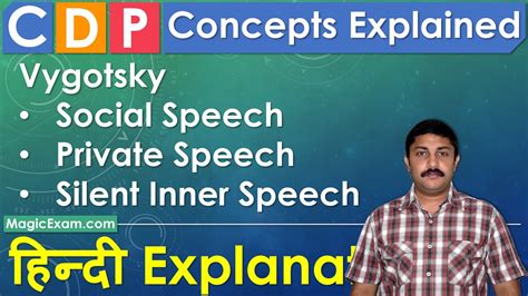 Vygotsky Social Speech Private Speech Silent Inner Speech Cdp Concepts