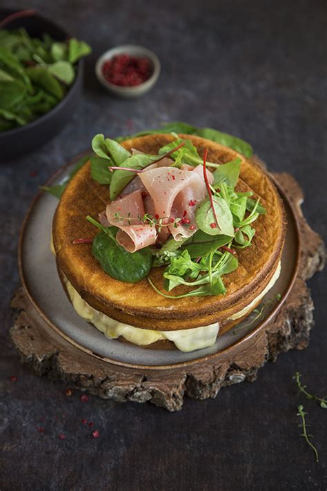 Naked Cake à la raclette et au jambon cru Aoste A Vos Assiettes