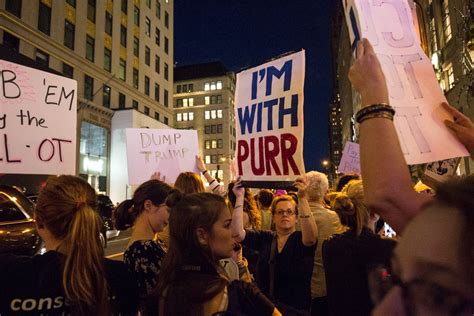 Photos Debate Night Pussy Power Protest At Trump Tower Photo Gallery Gothamist