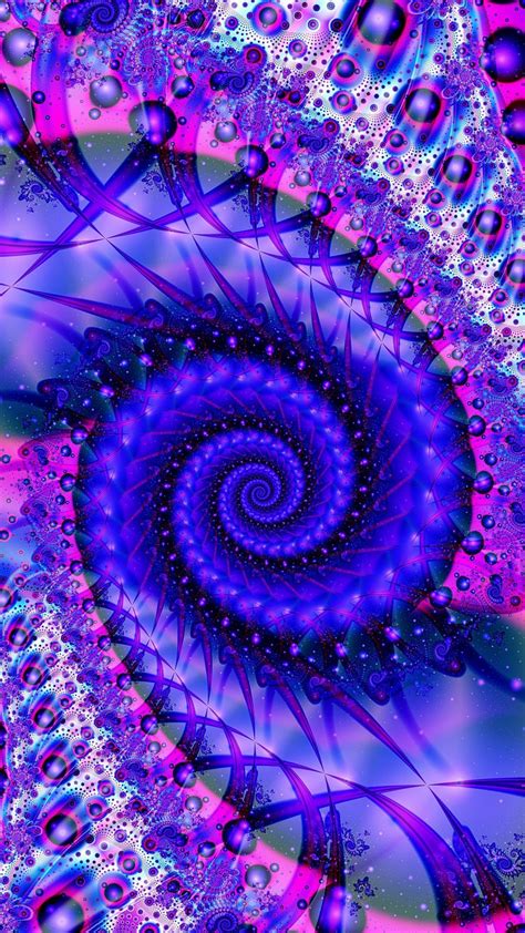 Bright Purple Pink Fractal Spiral 4k Hd Abstract Wallpapers Hd