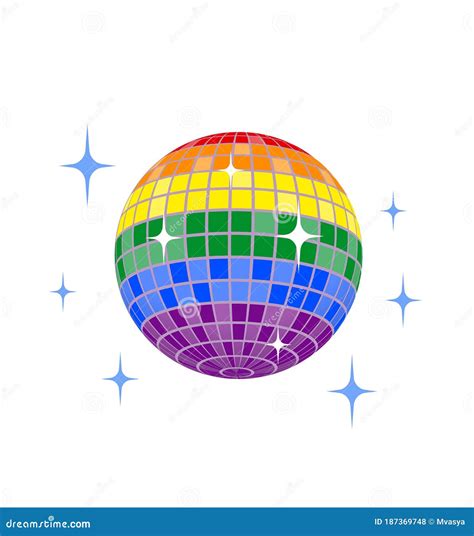 Disco Ball Vector Icon Disco Ball Vector Icon Stock Vector