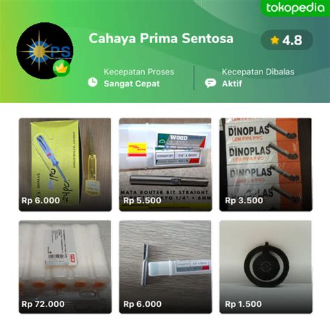 Toko Cahaya Prima Sentosa Online Produk Lengkap Harga Terbaik