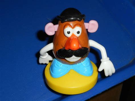 Burger King Kids Club Mr Potato Head Spinning Spud Top Toy 1998 Fast