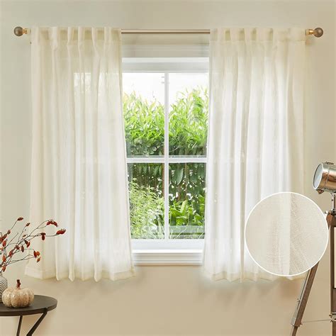 Amazon MYSKY HOME Short Curtains For Bedroom Small Windows Light