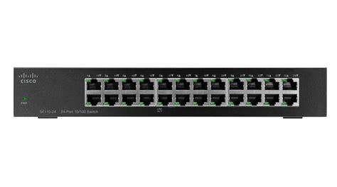 SF110 24 EU Cisco Ethernet Switch RJ45 Ports 24 100Mbps Unmanaged