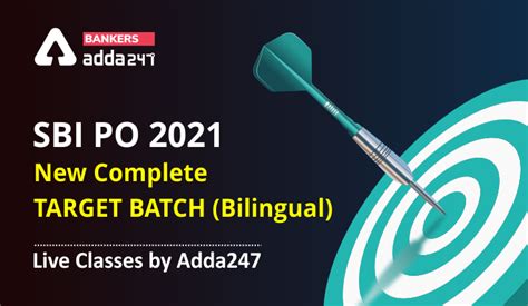 SBI PO 2021 New Complete Target Batch Bilingual Live Classes By