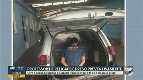 Justi A Decreta Pris O Preventiva De Professor De Igreja Suspeito De