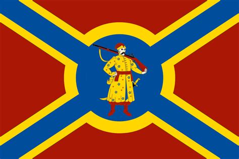 My New Version Of Flag Of The Cossack State Rvexillology