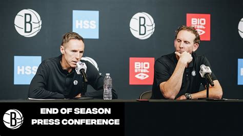 Sean Marks Steve Nash End Of Season Press Conference Brooklyn Nets