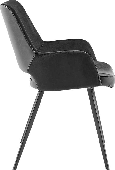 Reder Black Polyester,Synthetic Fabric Arm Chair | Rooms to Go