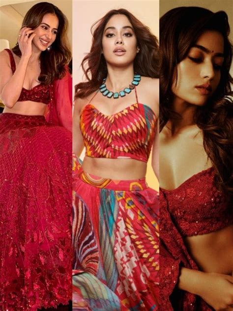 10 Celeb-Inspired Red Outfits For Navratri Day 3