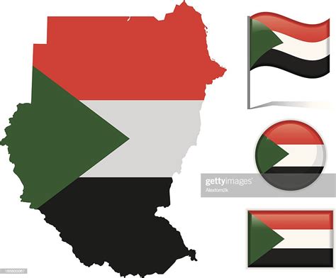 Sudan Map Flag High Res Vector Graphic Getty Images