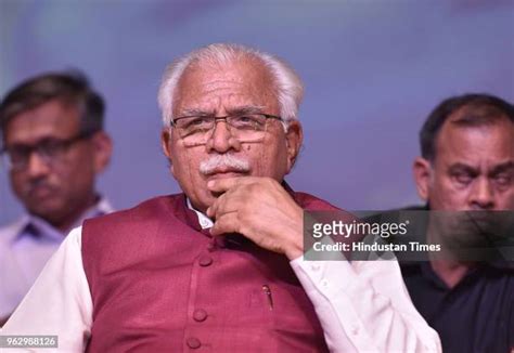 Manohar Lal Khattar Photos And Premium High Res Pictures Getty Images