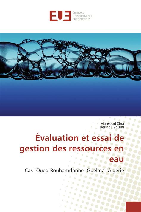 Valuation Et Essai De Gestion Des Ressources En Eau