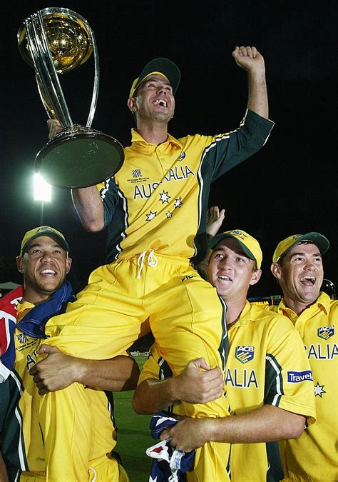 Ricky Ponting And Gang Celebrate Australia S Third World Cup Victory