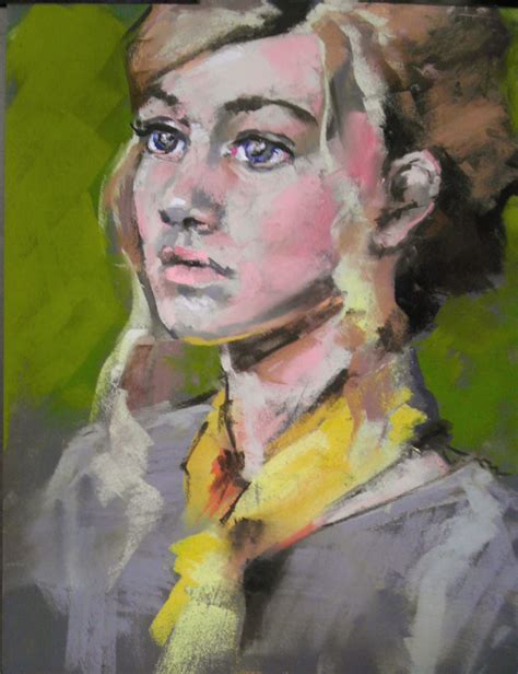 Portrait Of A Young Lady Pastel Portrait Painted In Lakewood Illinois