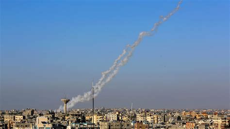 Israeli Air Force Strikes Hamas Target In Gaza After Rocket Is Fired Into Israel