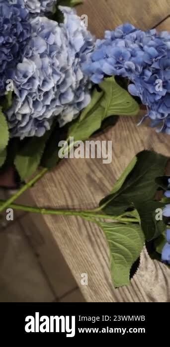 Close Up Shot Of Florist Making A Bouquet Of Flowers For Valentines Day