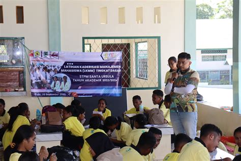 Latihan Kaderisasi Manajemen Mahasiswa Lkmm Tingkat Dasar Stpm