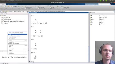 Matlab Command Window Youtube