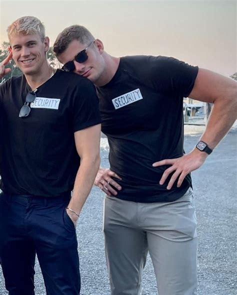 Carl Nassib & Soren Dahl Pose Together For Adorable Insta Story Pic