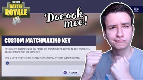 Custom Matchmaking Met Kijkers Iedereen Mag Meedoen Fortnite Battle