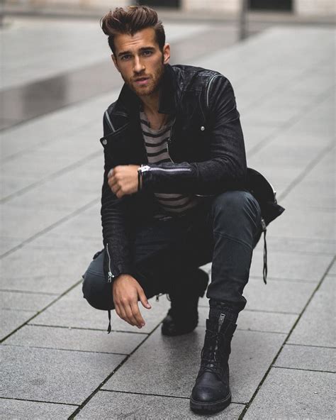 Leather Jacket Outfit Men Leather Men Leather Jackets Black Leather