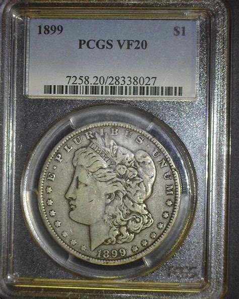 1899 Morgan Dollar $1 VF20 PCGS – Millers Mint