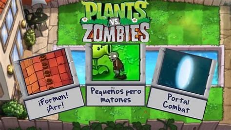 Plants vs zombies mini juegos Pequeños pero Matones Portal combat Fomen