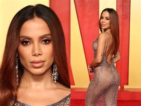 Folha Do Estado Anitta Ousa Vestido Transparente Em Evento P S