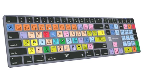 Logickeyboard Logic Pro X - TITAN Wireless Backlit Mac Keyboard [LKB ...